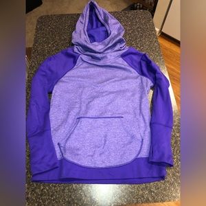 Purple champion hoodie size L